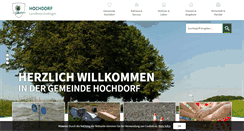 Desktop Screenshot of hochdorf.de